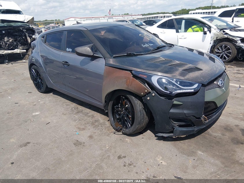 2013 HYUNDAI VELOSTER BASE W/BLACK | KMHTC6AD8DU173316 | UPCARS