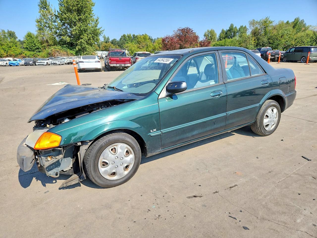 1999 MAZDA PROTEGE DX | JM1BJ2228X0132384 | UPCARS