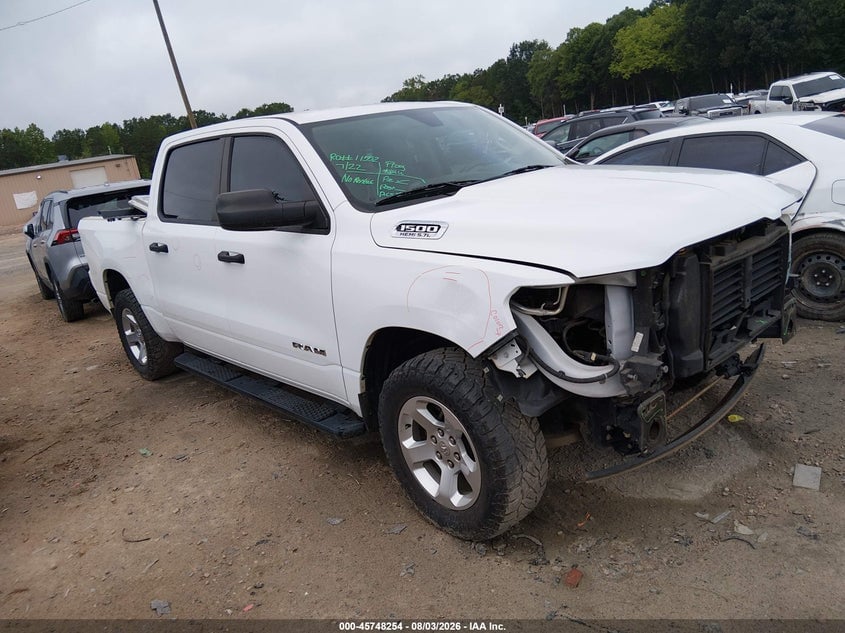 2019 RAM 1500 TRADESMAN  4X4 5'7 BOX | 1C6SRFGT4KN605346 | UPCARS