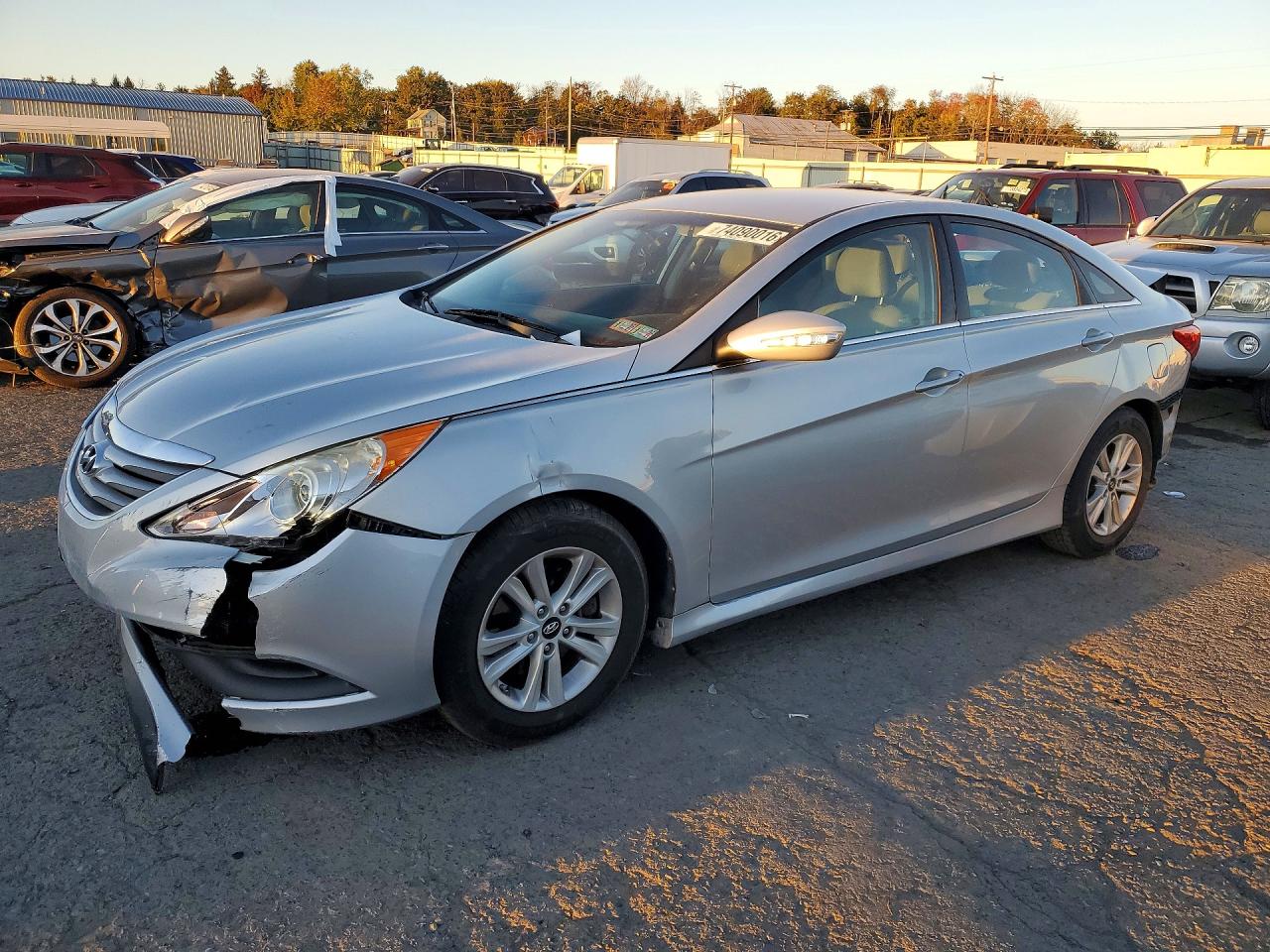 2014 HYUNDAI SONATA GLS | 5NPEB4AC4EH909093 | UPCARS