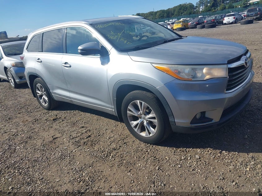 2015 TOYOTA HIGHLANDER XLE V6 | 5TDJKRFH6FS198590 | UPCARS